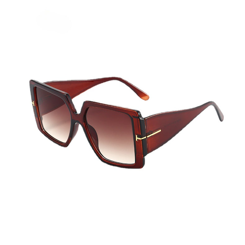 Wholesale New Square Big Frame PC Sunglasses
